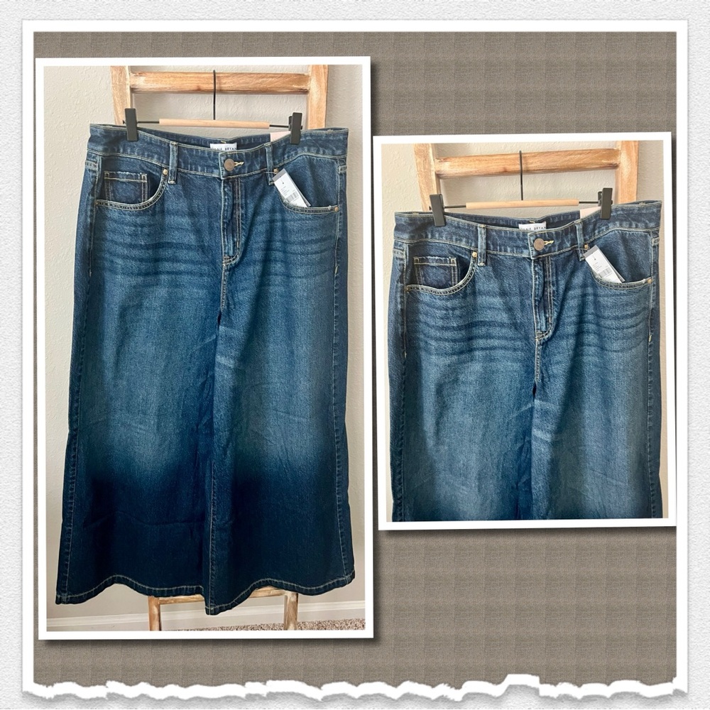 Lane Bryant Dark Blue Flare Jeans